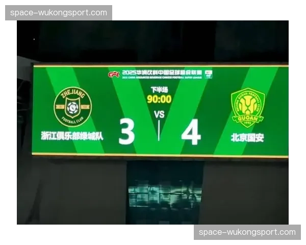 北京国安因赛季前被扣5分,目前总积分为负1分 北京国安因赛季前被扣5分,目前总积分为负1分